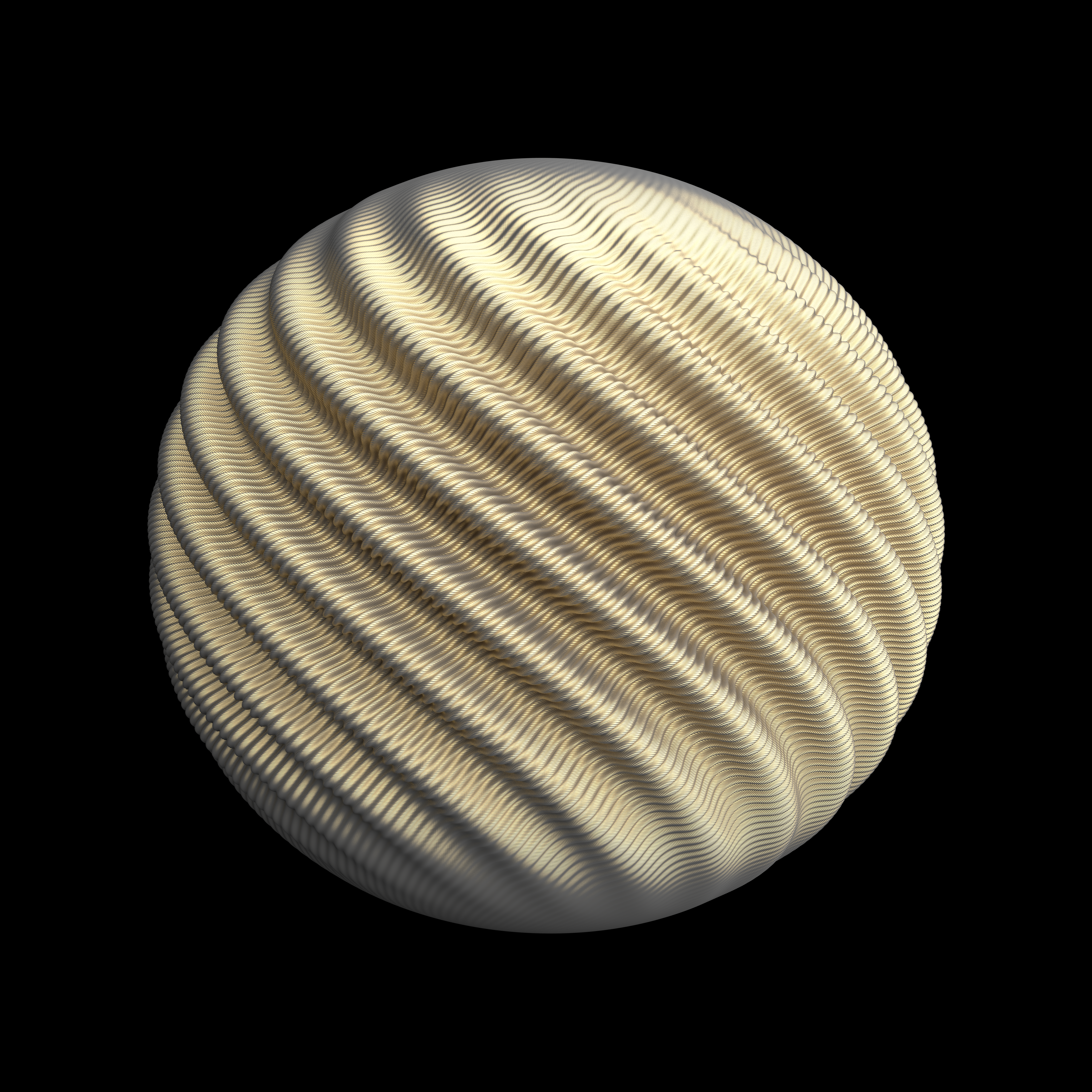 Vue globale de la Terre repliée